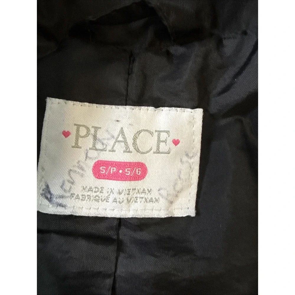 Place‎ Girls Puffer Winter Coat Liner Black Size S (5/6)